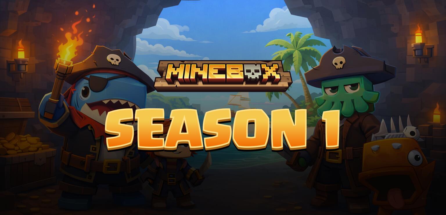 Discovery splash banner for MINEBOX Discord server