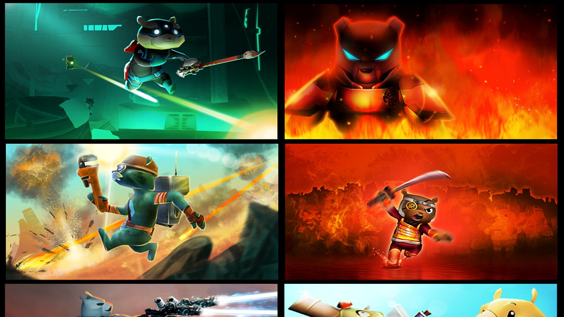 Discovery splash banner for Battle Bears® Discord server