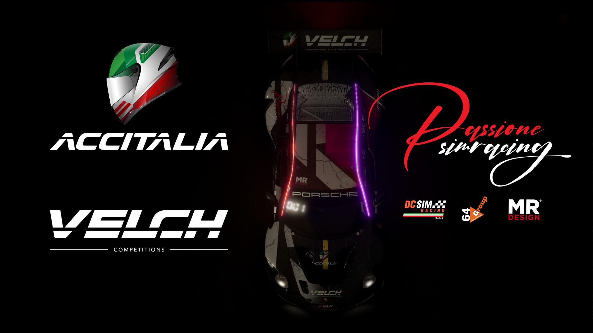 Discovery splash banner for ACC Italia - Passione SimRacing Discord server