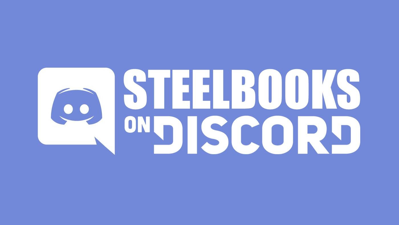 Discovery splash banner for Steelbooks & 4K UHD Discord server