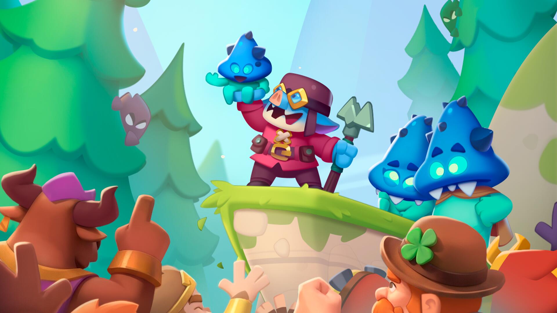 Discovery splash banner for Rush Royale Official Discord server
