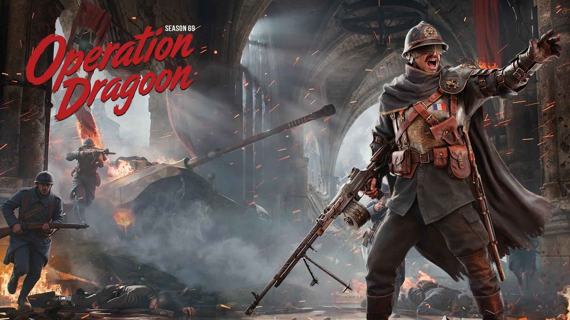 Discovery splash banner for World War Heroes Official Discord server