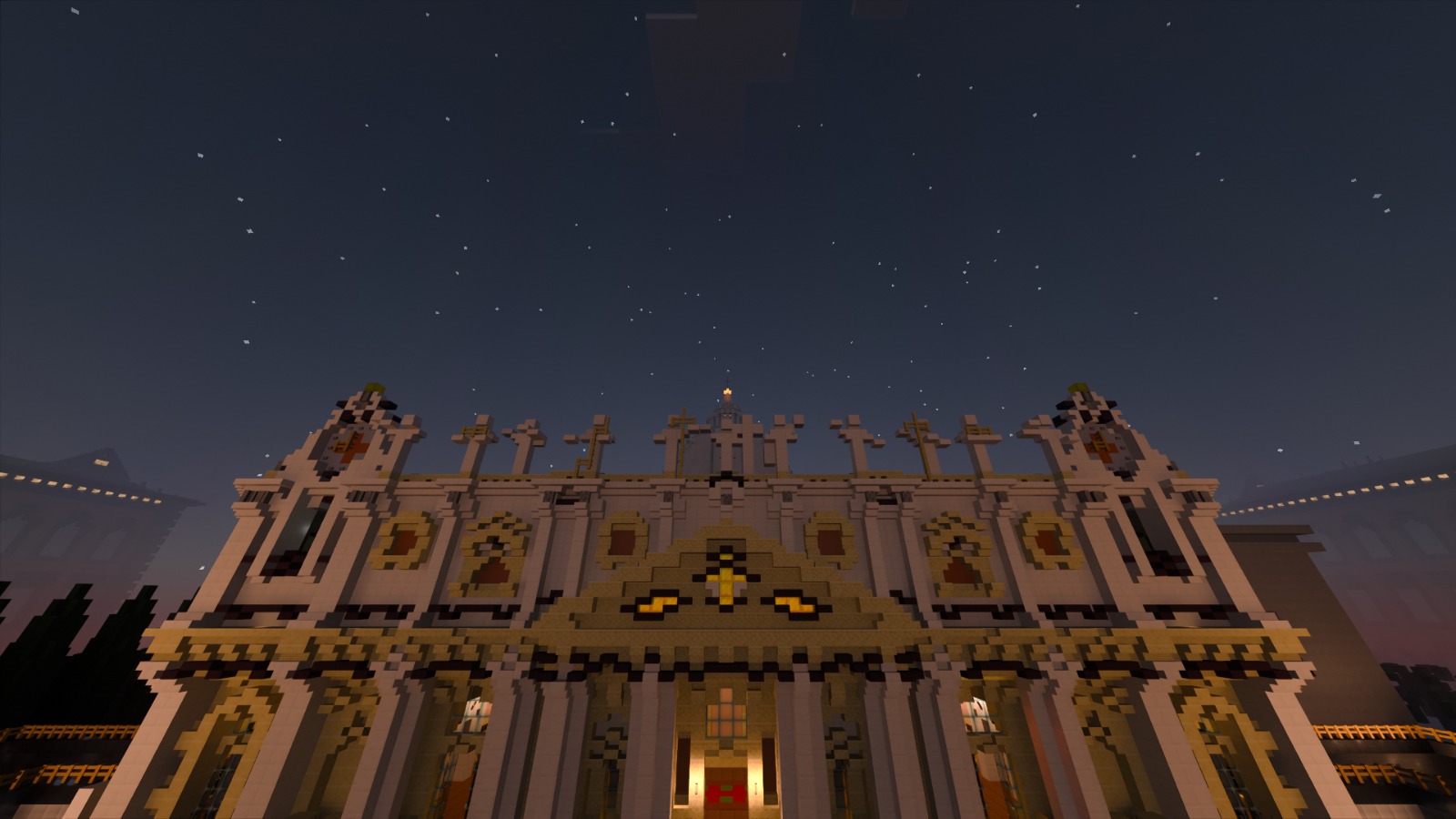Discovery splash banner for Santa Sé do Minecraft Discord server