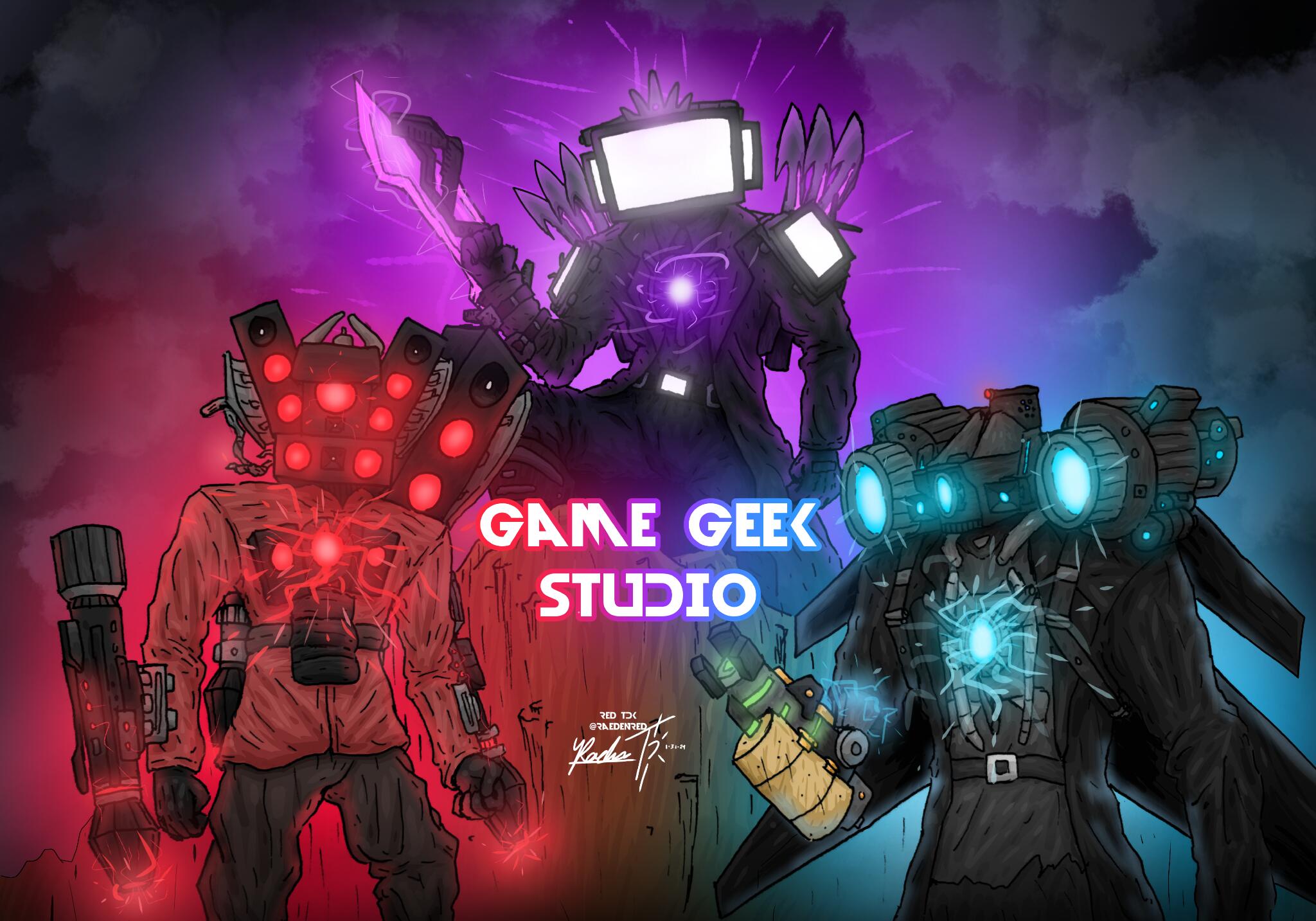 Discovery splash banner for Game Geek Studio Discord server
